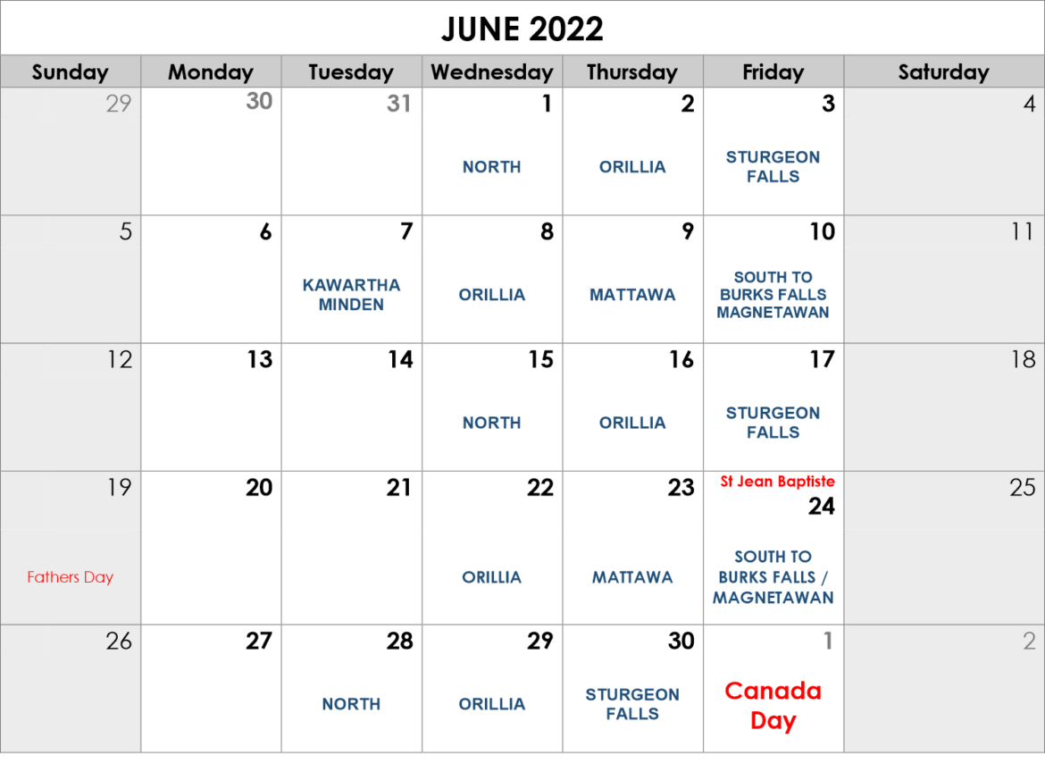 DELIVERY SERVICES Vaughan Paper Products Inc.